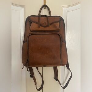 STS Ranchwear Brown Leather Backpack/Purse with Concealed Carry